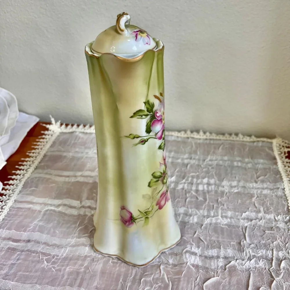 Vintage Teapot, Coffee Pot, Vintage Nippon Porcelain Teapot, Chocolate Pot